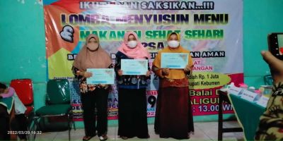 LOMBA MENYUSUN MENU MAKANAN SEHAT SEHARI