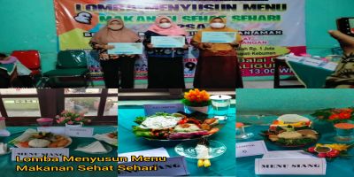 LOMBA MENYUSUN MENU MAKANAN SEHAT SEHARI