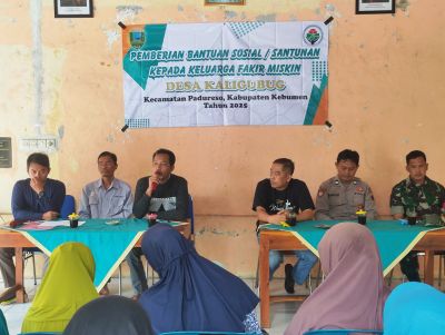 Penyaluran Bantuan Sosial untuk Lansia dan Anak Yatim Piatu di Kaligubug