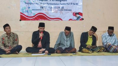 Rapat Persiapan Peringatan HUT RI ke-80 dan Pembentukan Panitia Desa Kaligubug