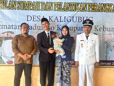 Fatchurrochman Alfadli, S.T Resmi Dilantik sebagai Kepala Seksi Kesejahteraan Desa Kaligubug